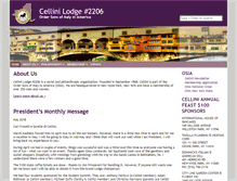 Tablet Screenshot of cellinilodge2206.org